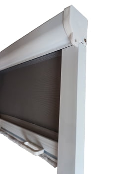 TELA MOSQUITEIRA RECOLHÍVEL RETRÁTIL BRANCA SOB MEDIDA